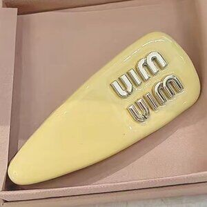 Miu Miu Women's Patent Leather Hair Clip